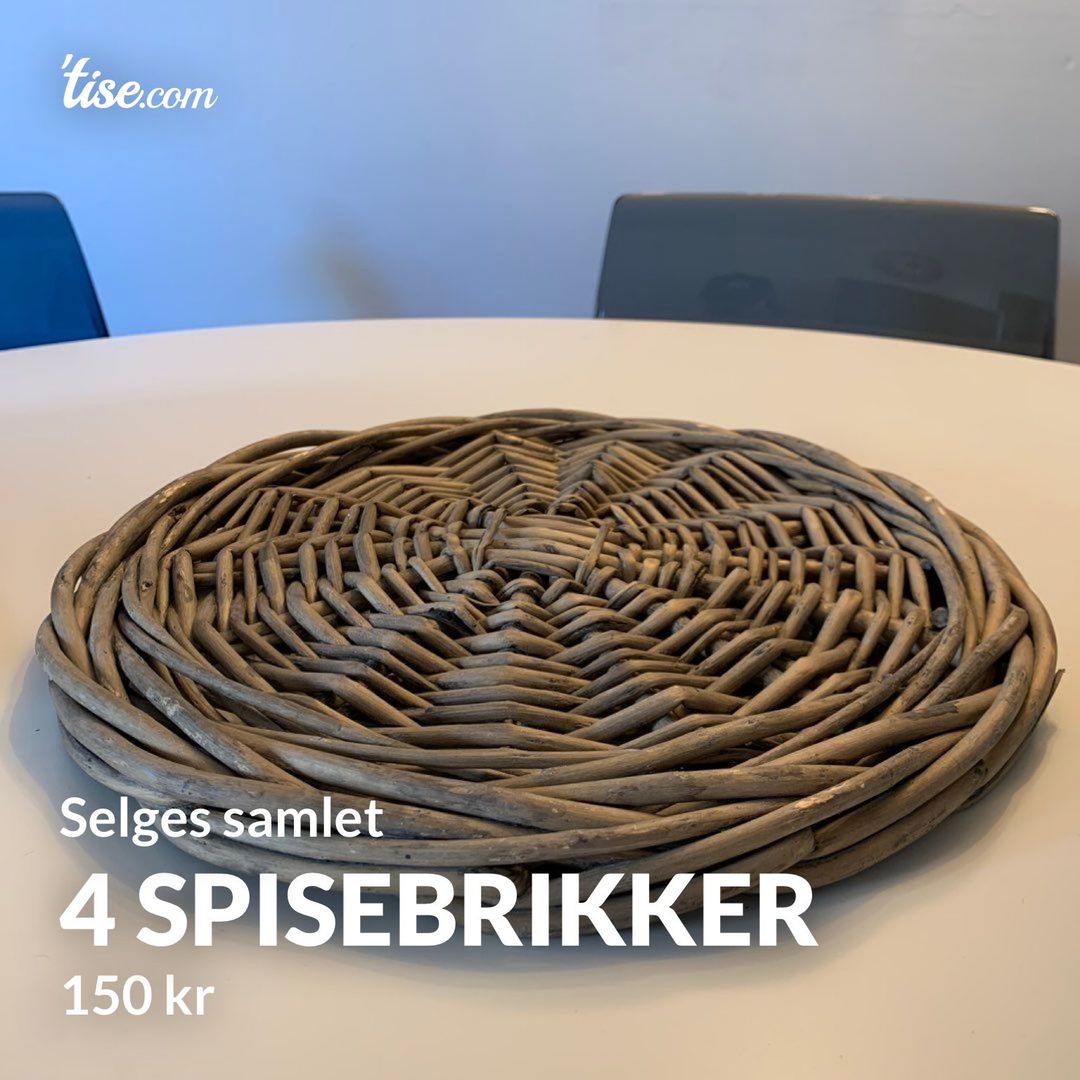 4 Spisebrikker