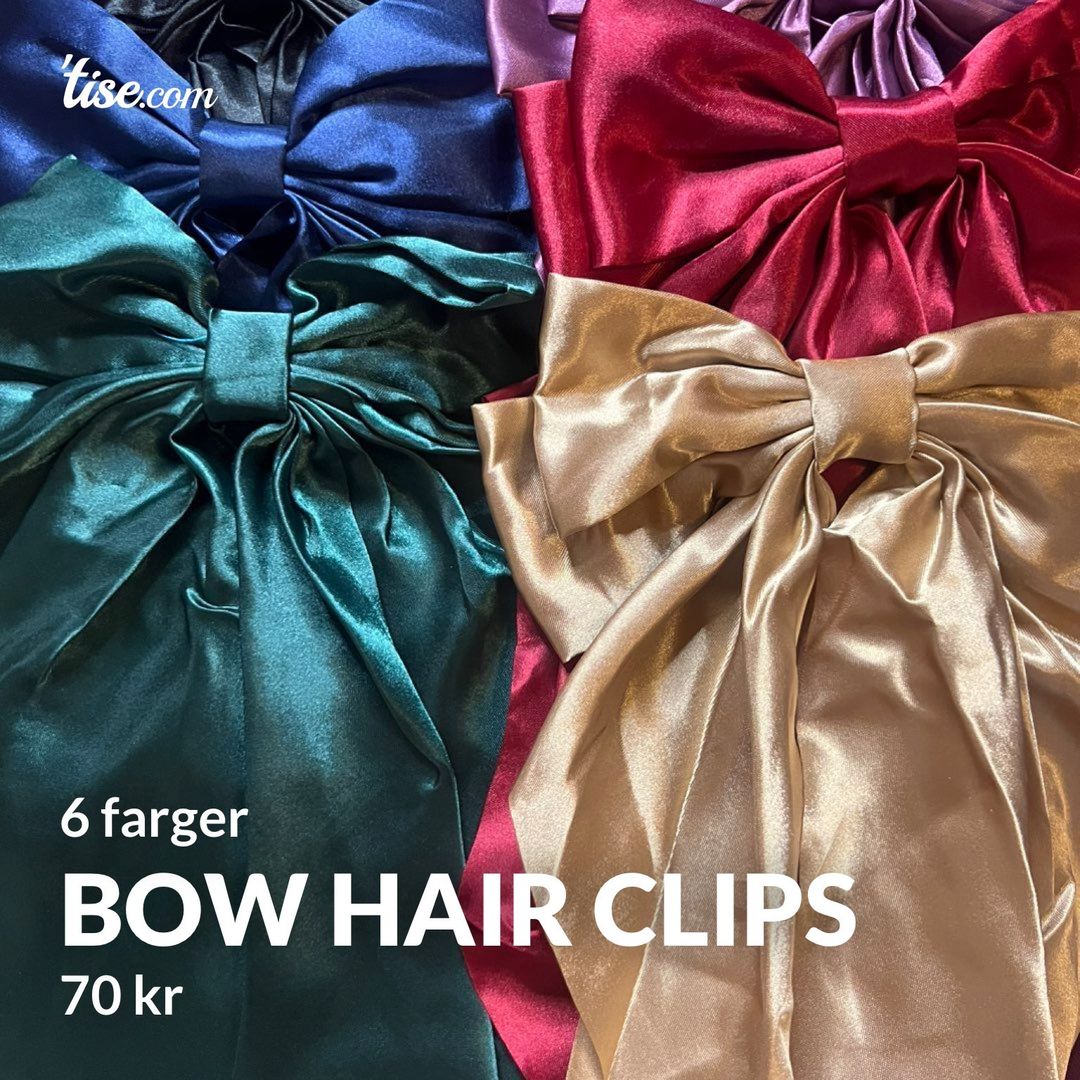 Bow Hair Clips