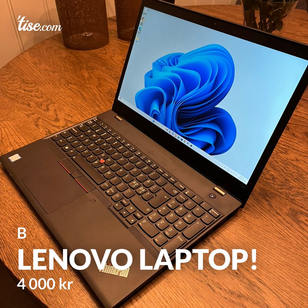 Lenovo laptop!