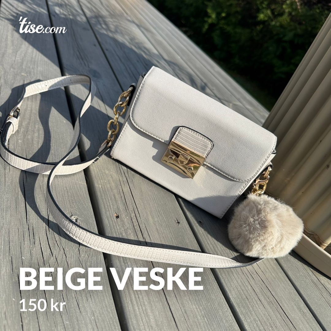 Beige veske