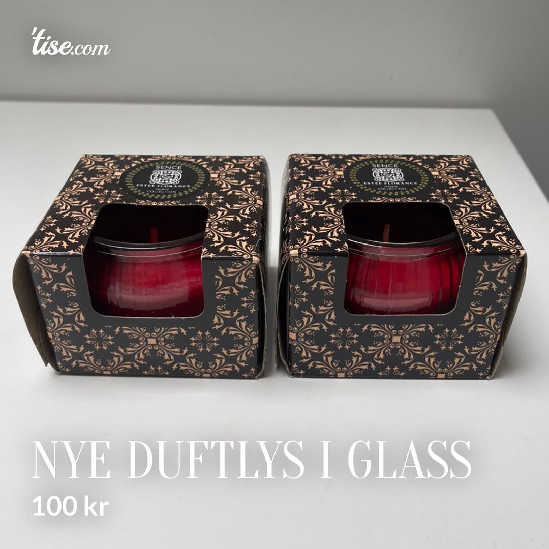 Nye Duftlys i glass