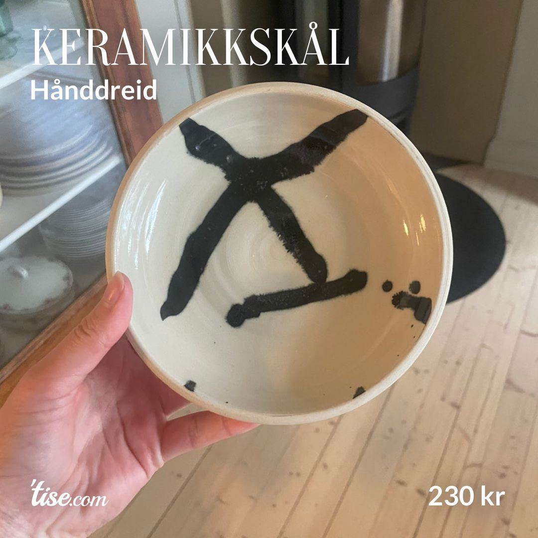 Keramikkskål