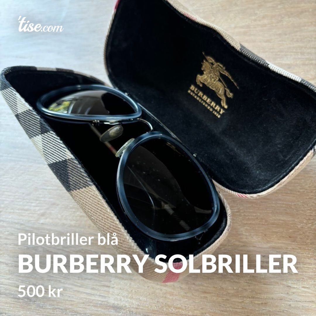 Burberry solbriller