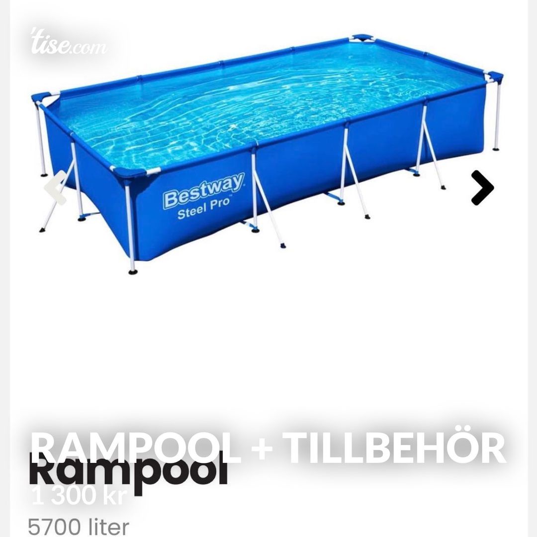 Rampool + tillbehör