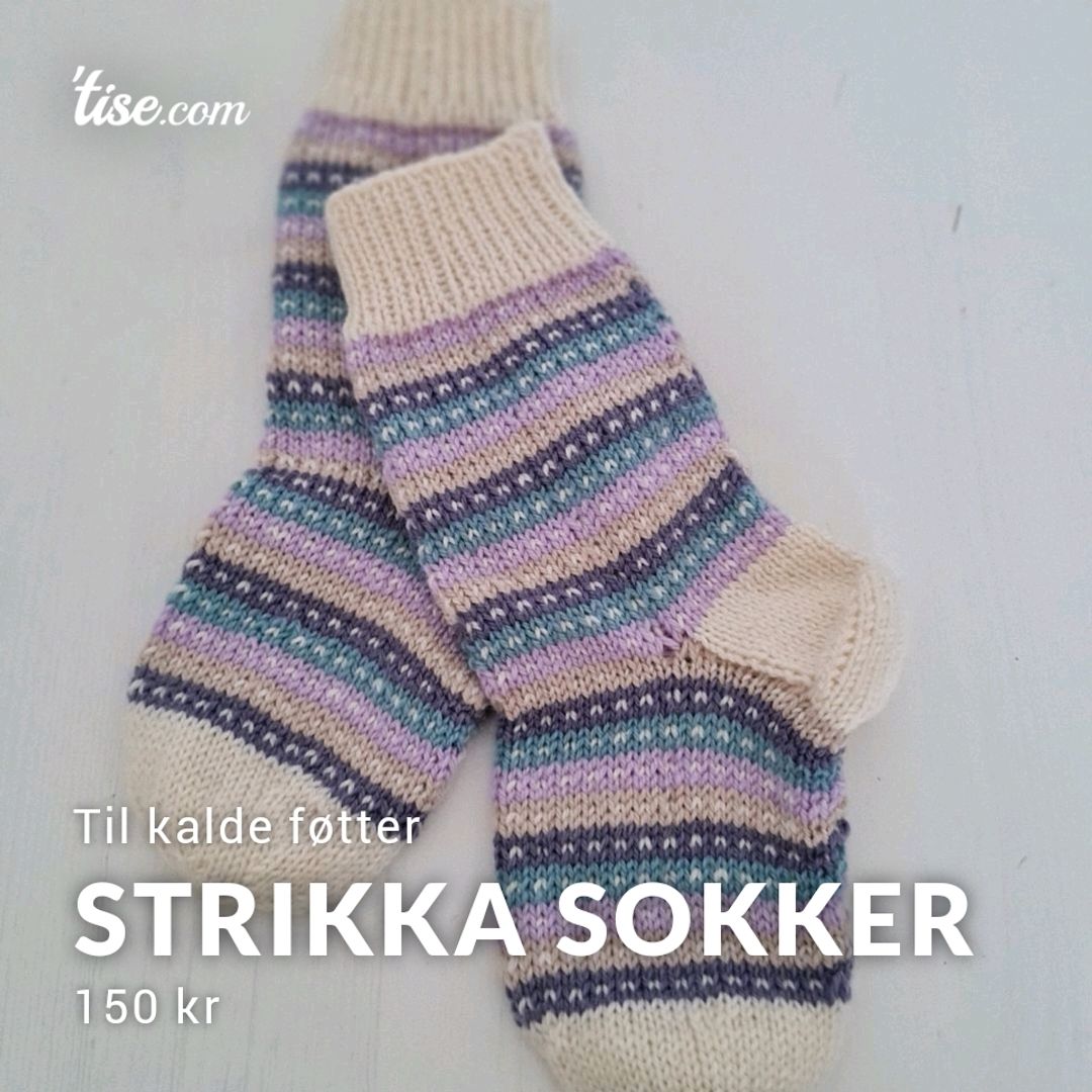 Strikka sokker