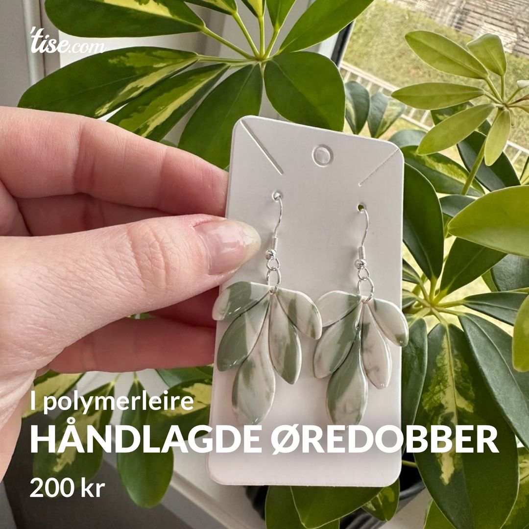 Håndlagde øredobber