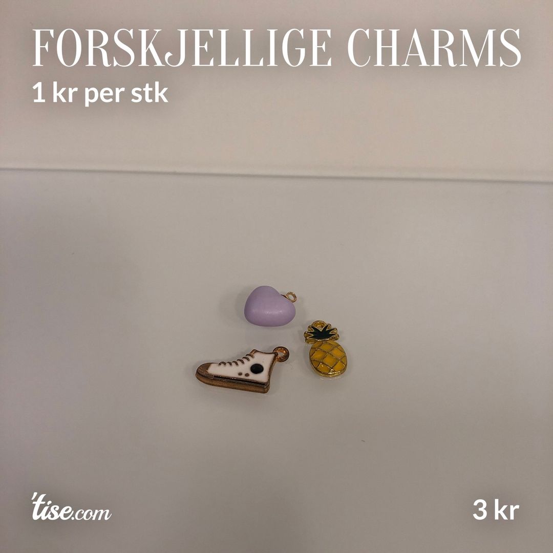 Forskjellige charms