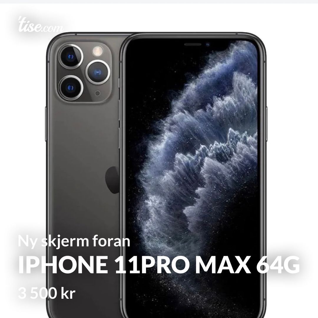 IPHONE 11pro Max 64G