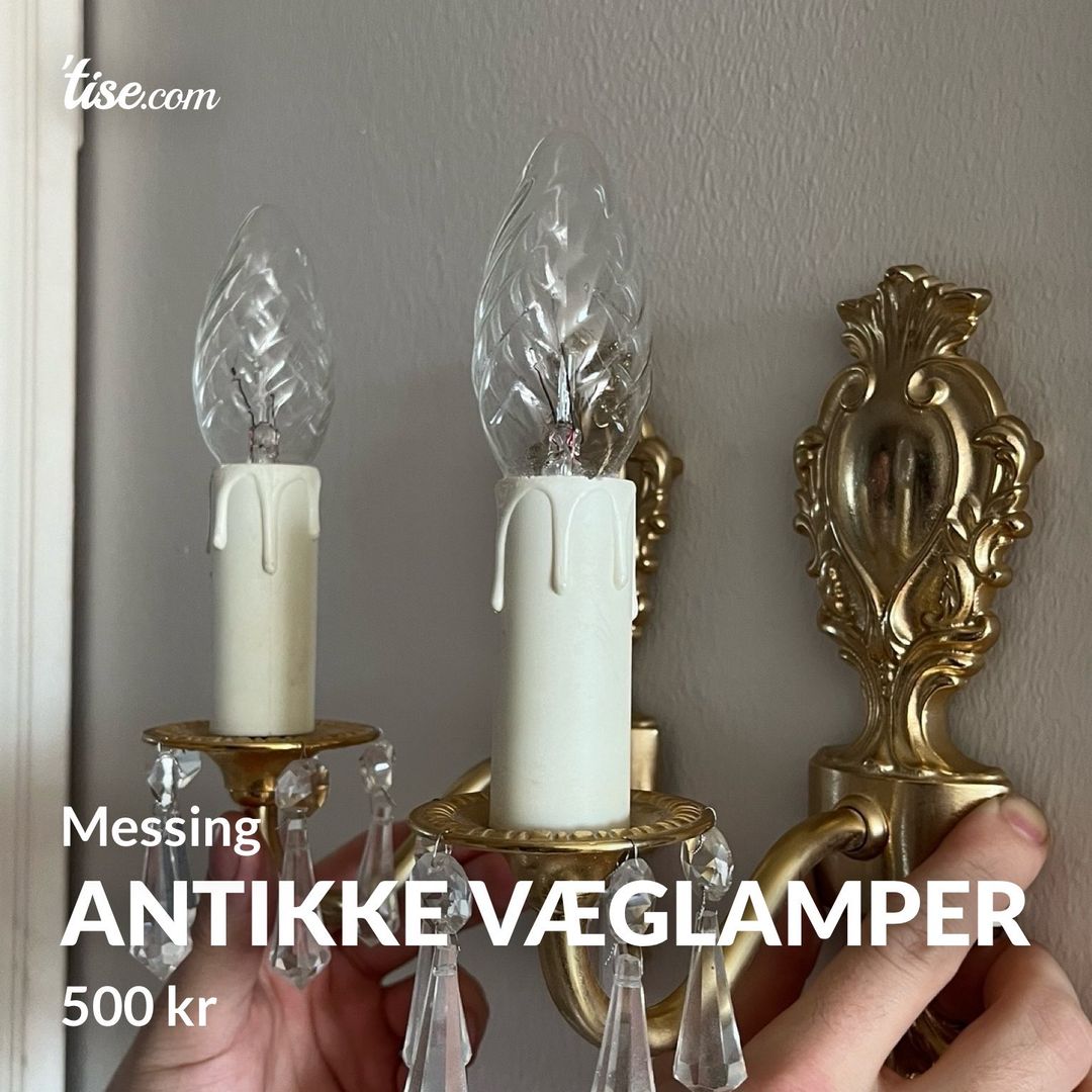 Antikke væglamper