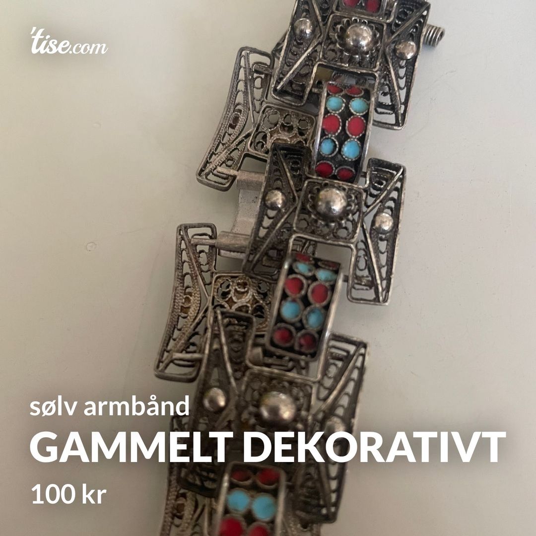 Gammelt dekorativt