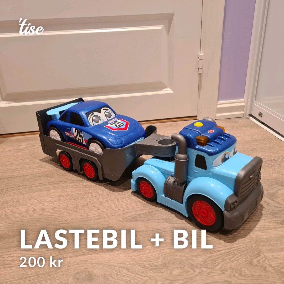 Lastebil + Bil