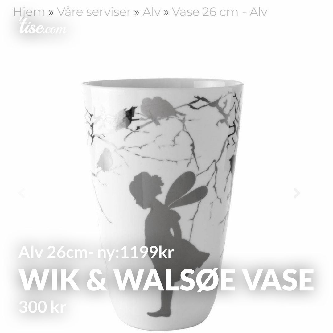 Wik  Walsøe vase