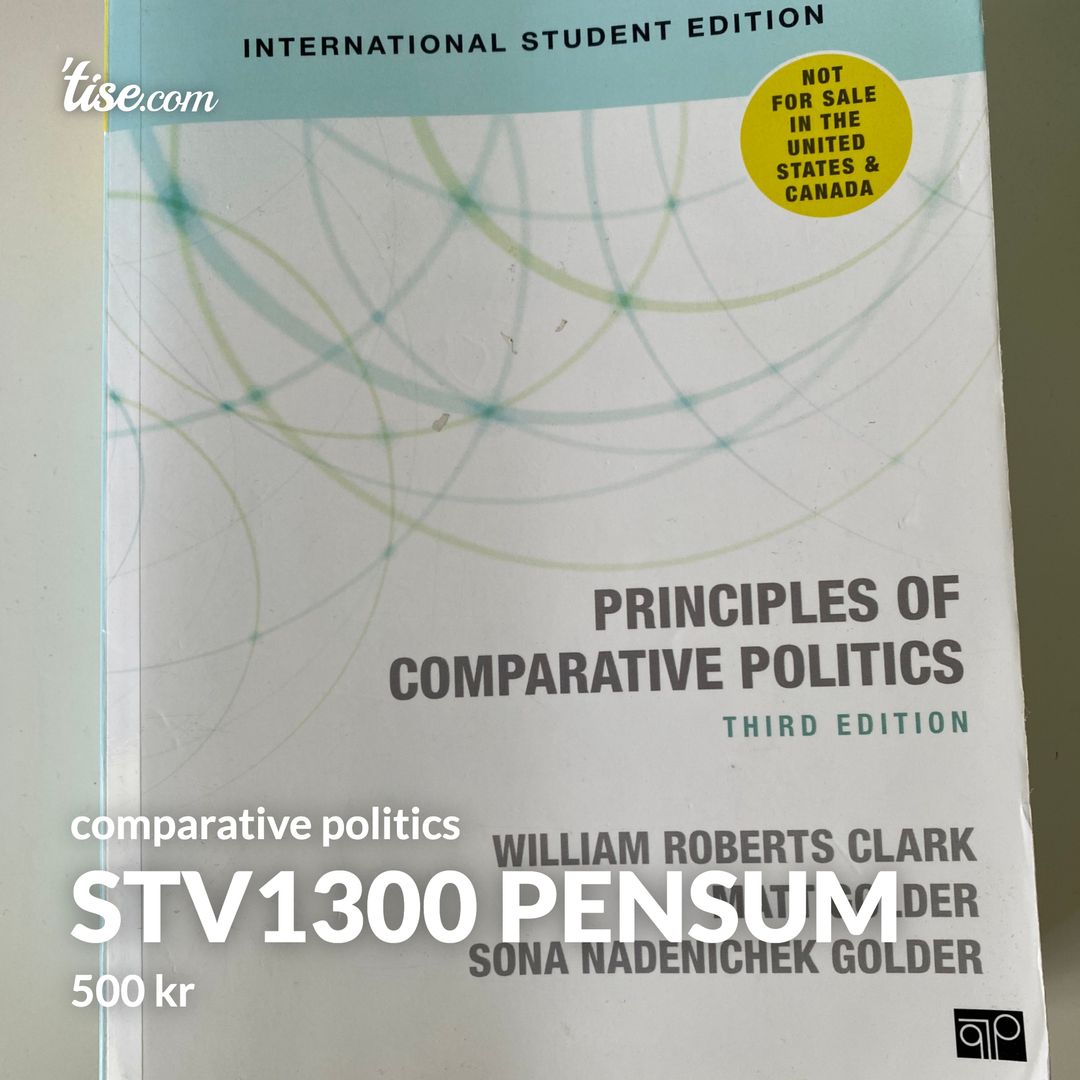 STV1300 pensum