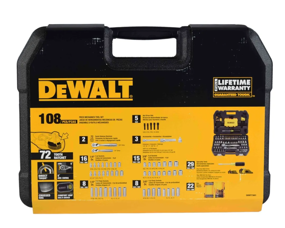 Dewalt pipenøkkelset