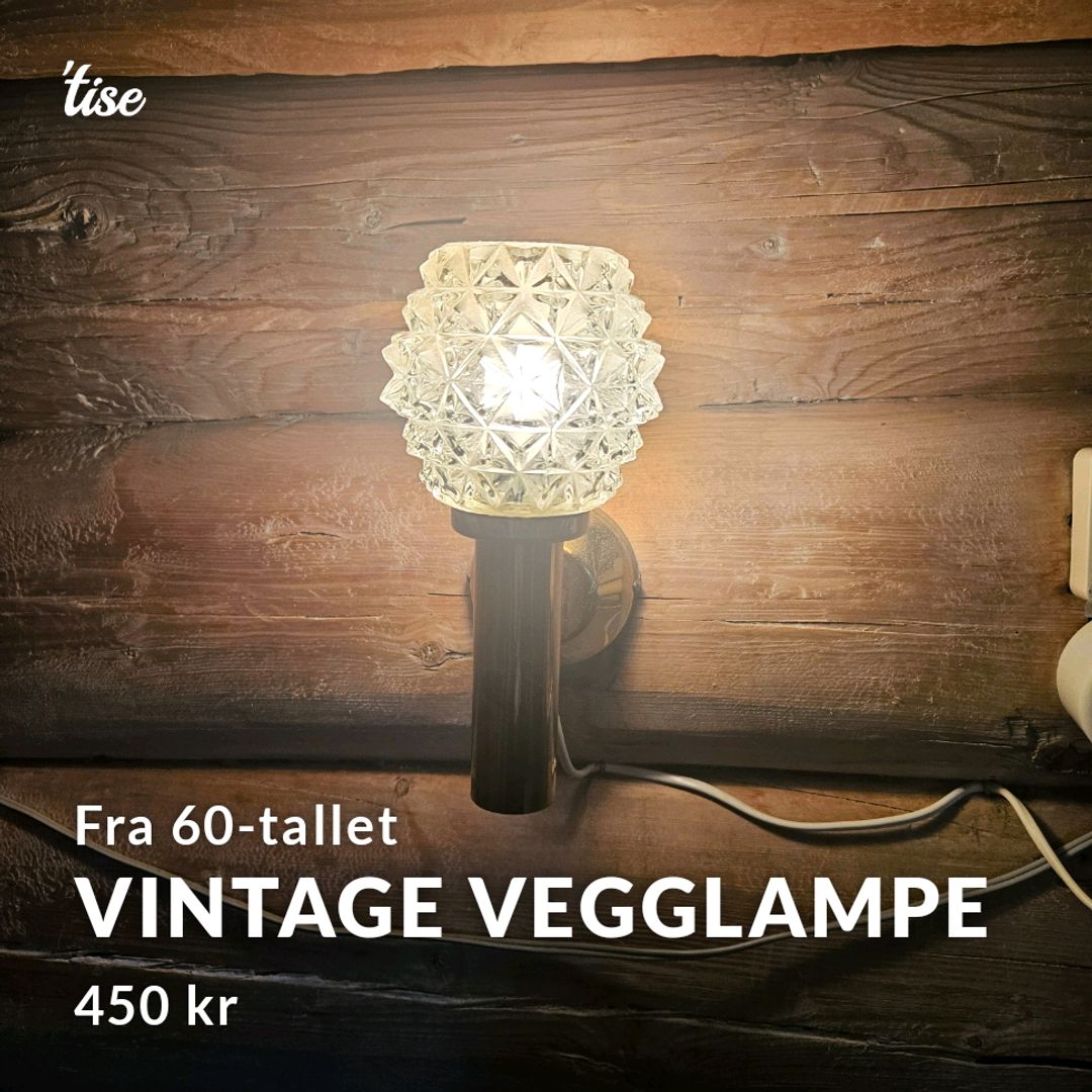 Vintage Vegglampe