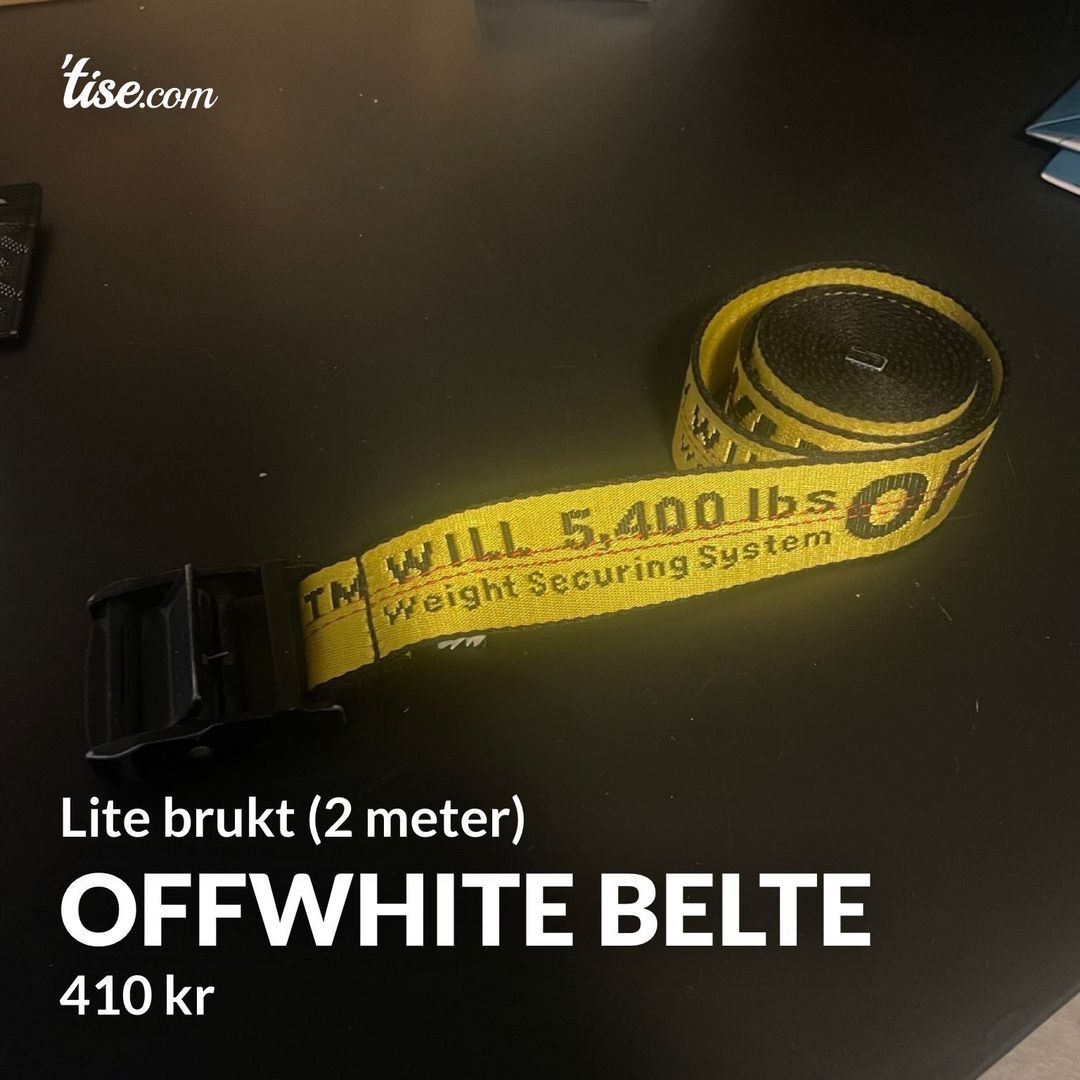 Offwhite belte