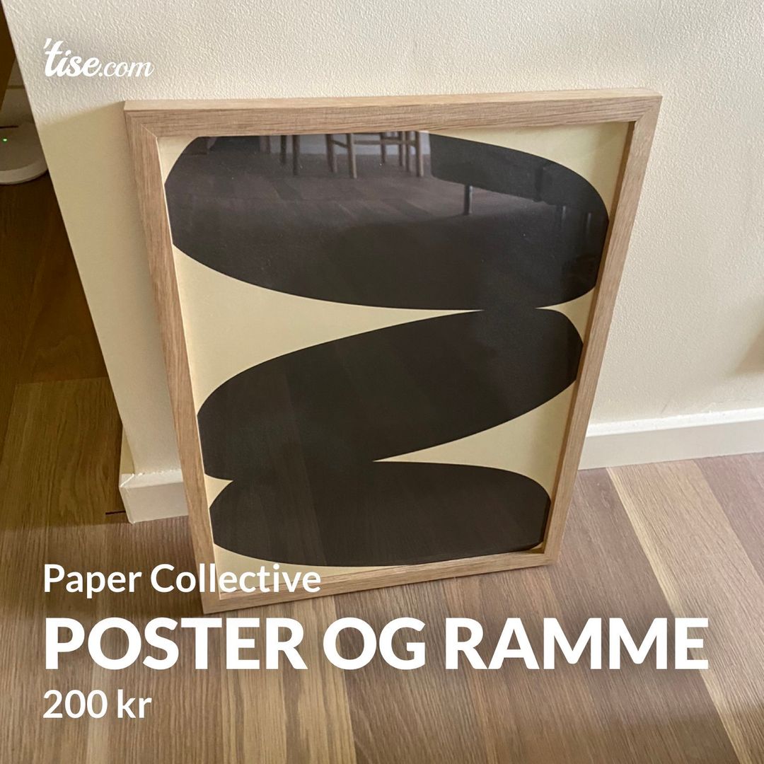 Poster og ramme