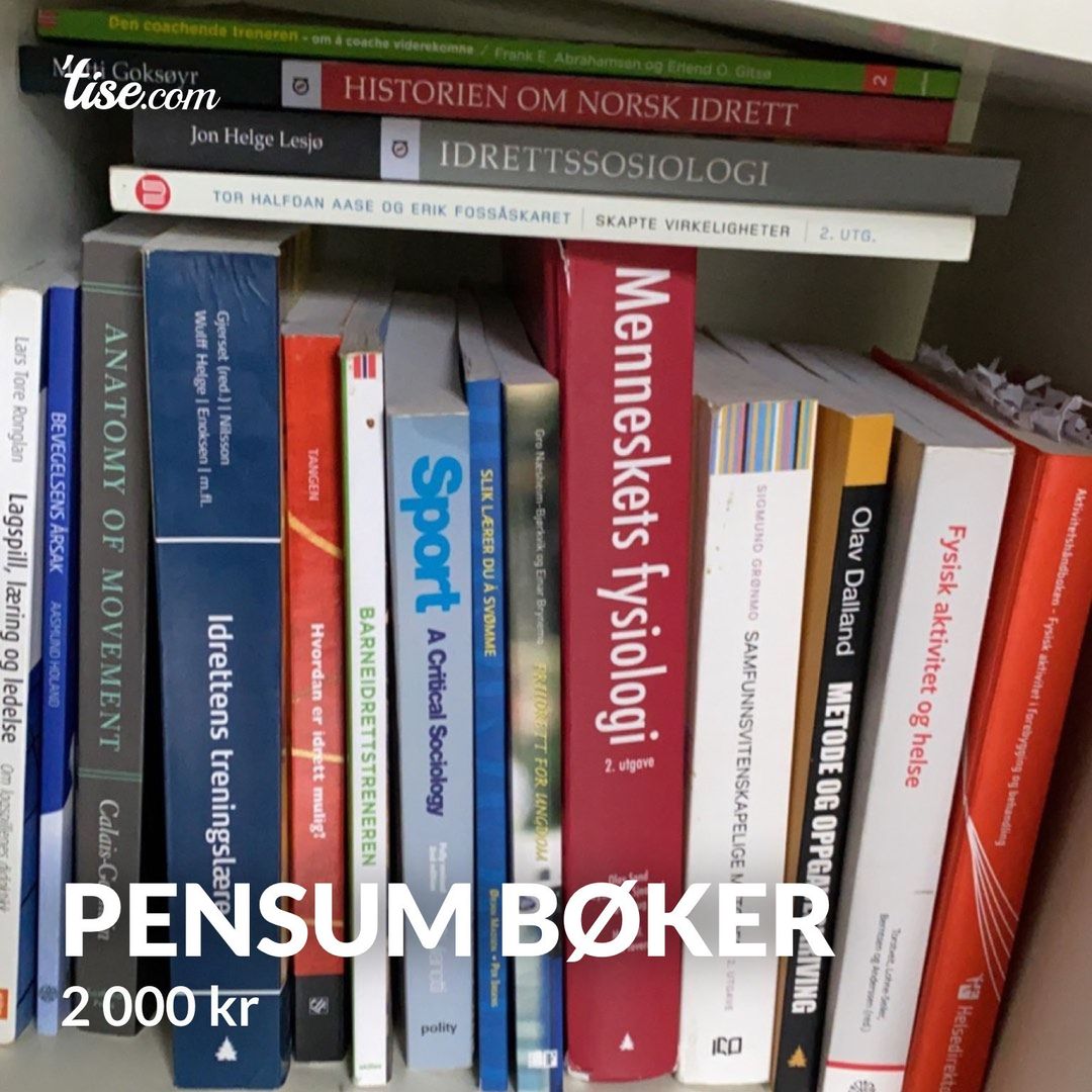 Pensum bøker