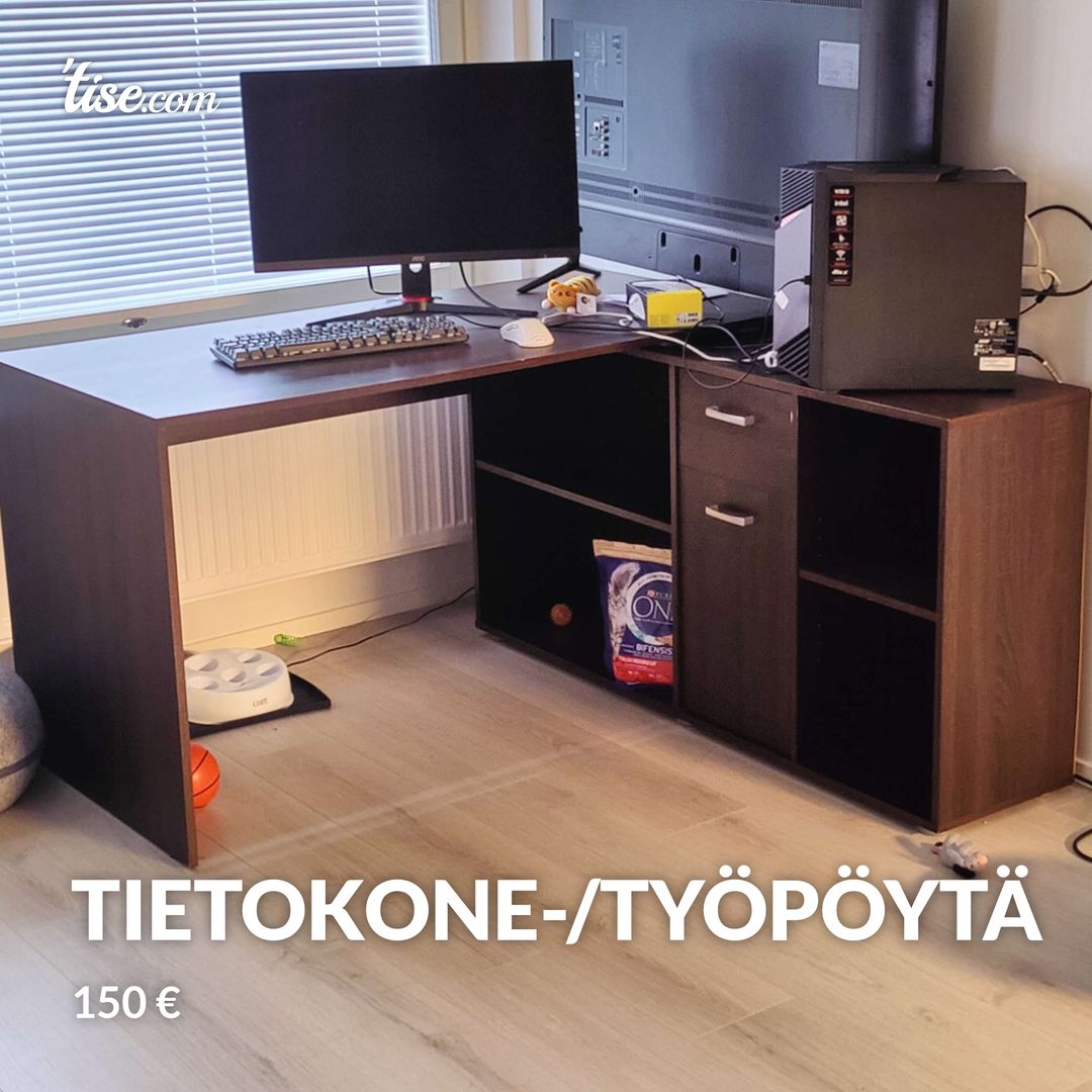 Tietokone-/työpöytä