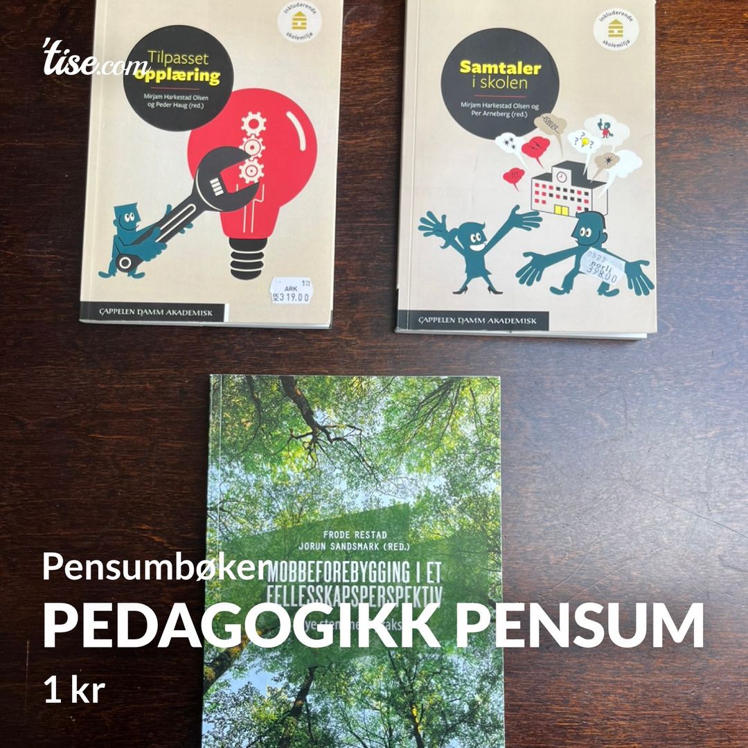 Pedagogikk pensum