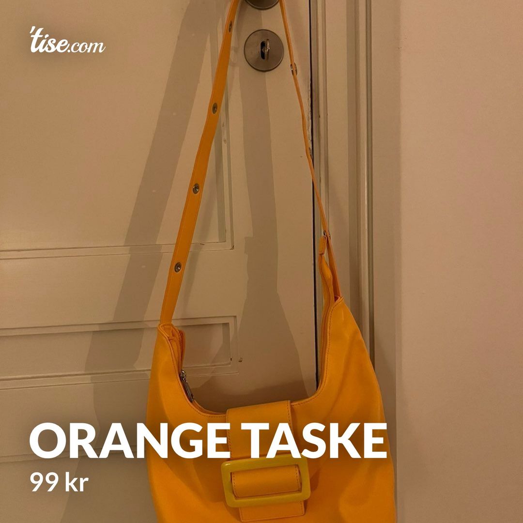 Orange taske