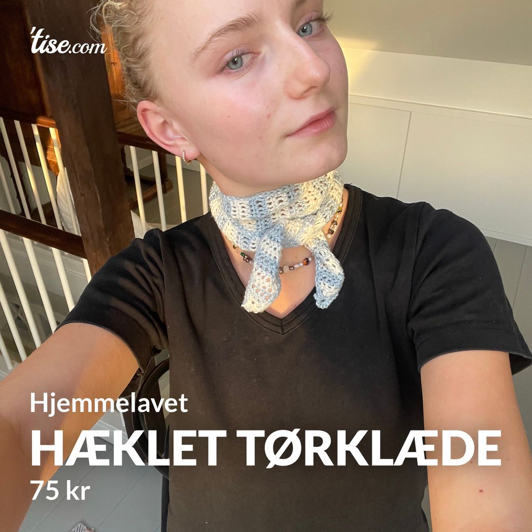 Hæklet tørklæde