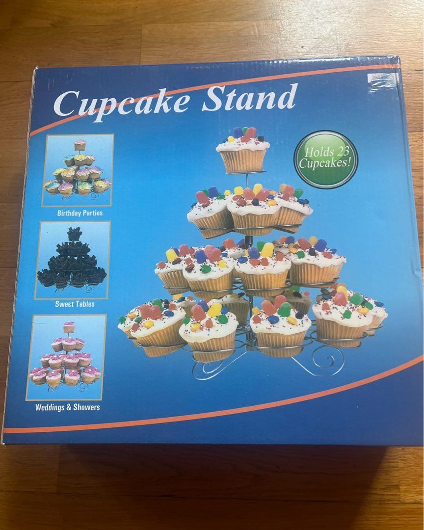 Ubrukt cupcake stand