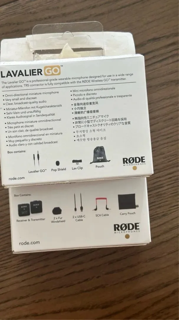 Røde lavalier GO