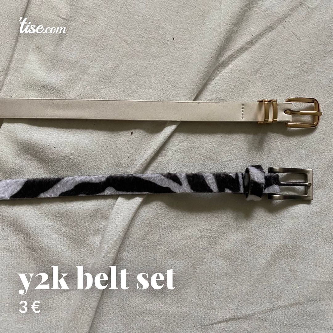 y2k belt set