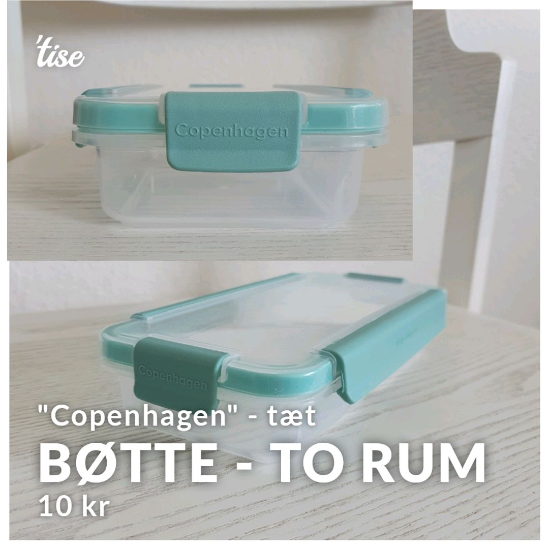 Bøtte - to rum