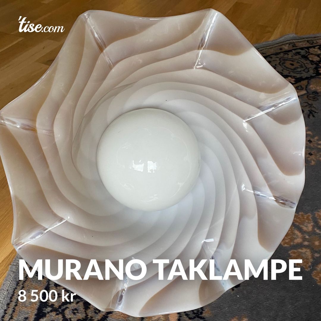 Murano taklampe