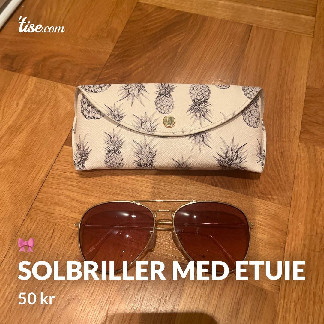 Solbriller med etuie