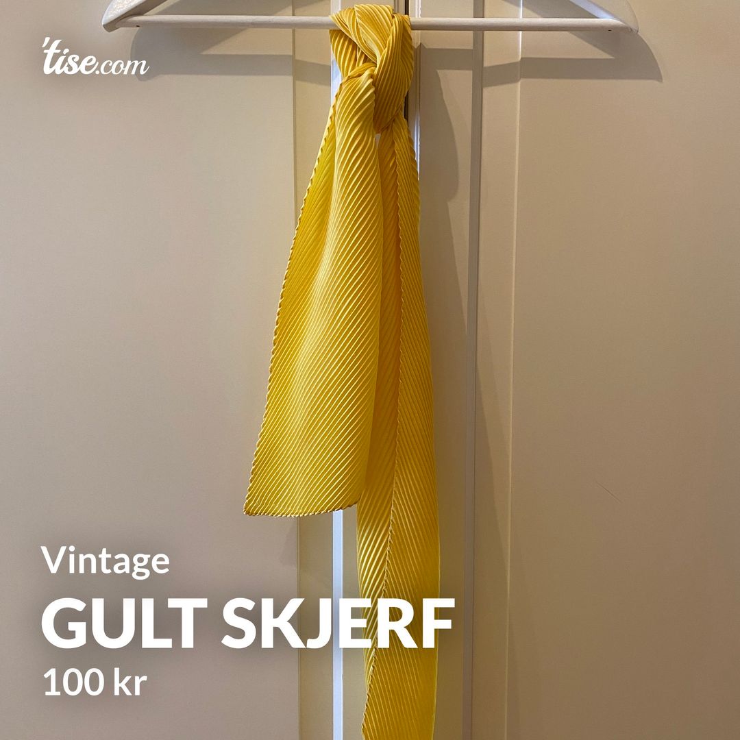 Gult skjerf