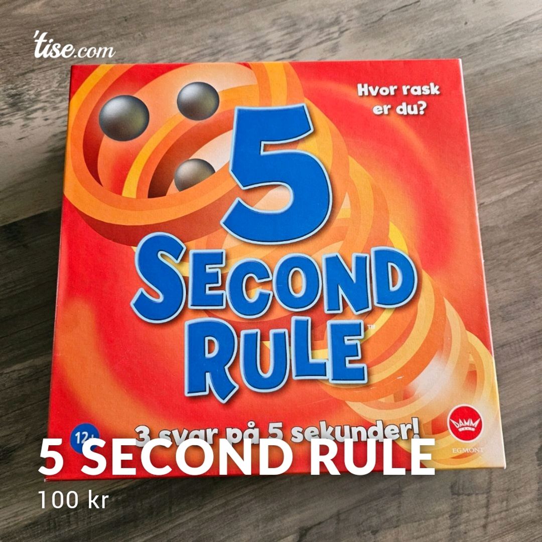 5 Second Rule