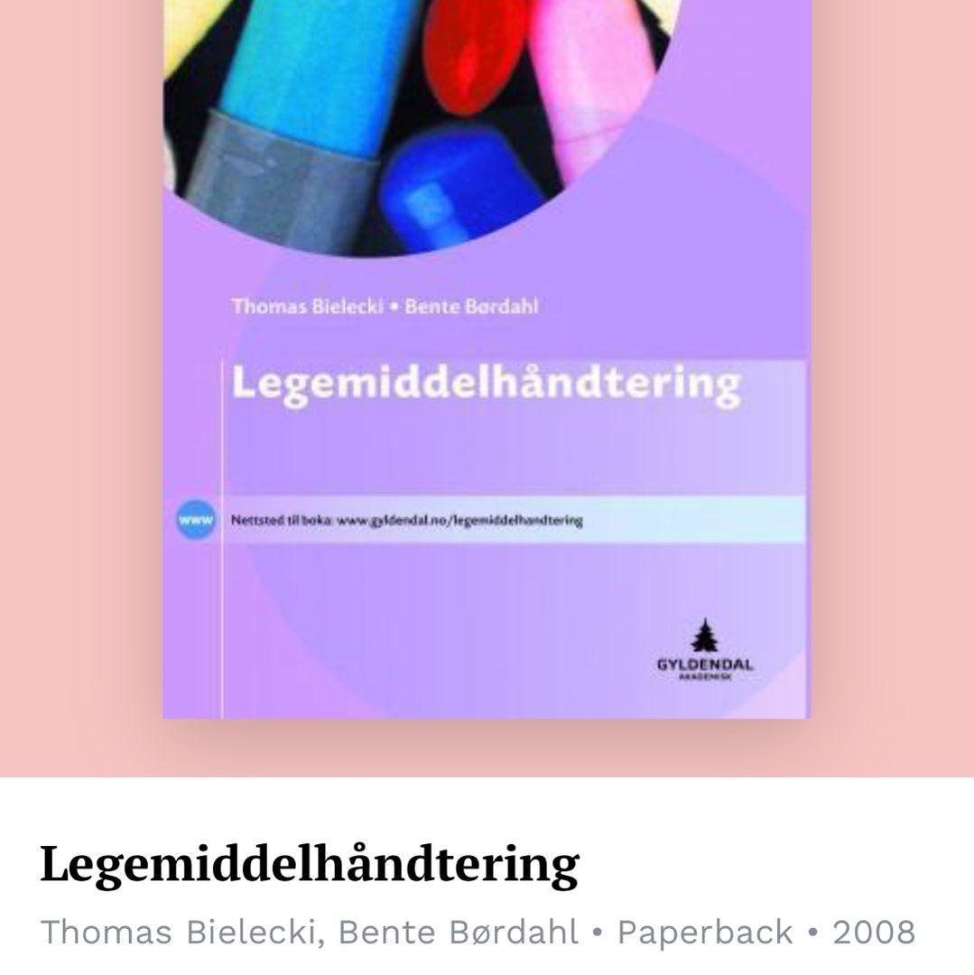 Legemiddelhåndtering