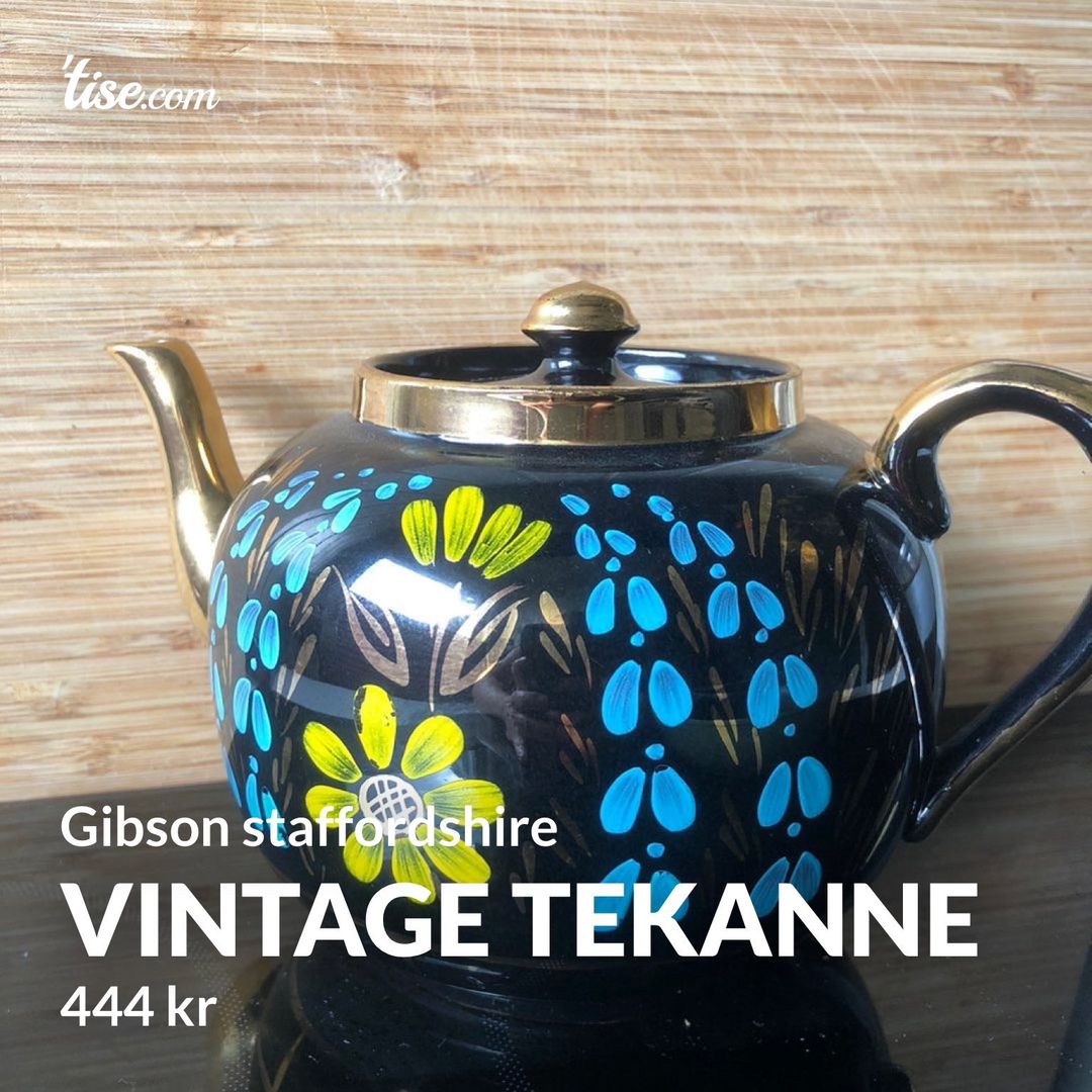 Vintage tekanne