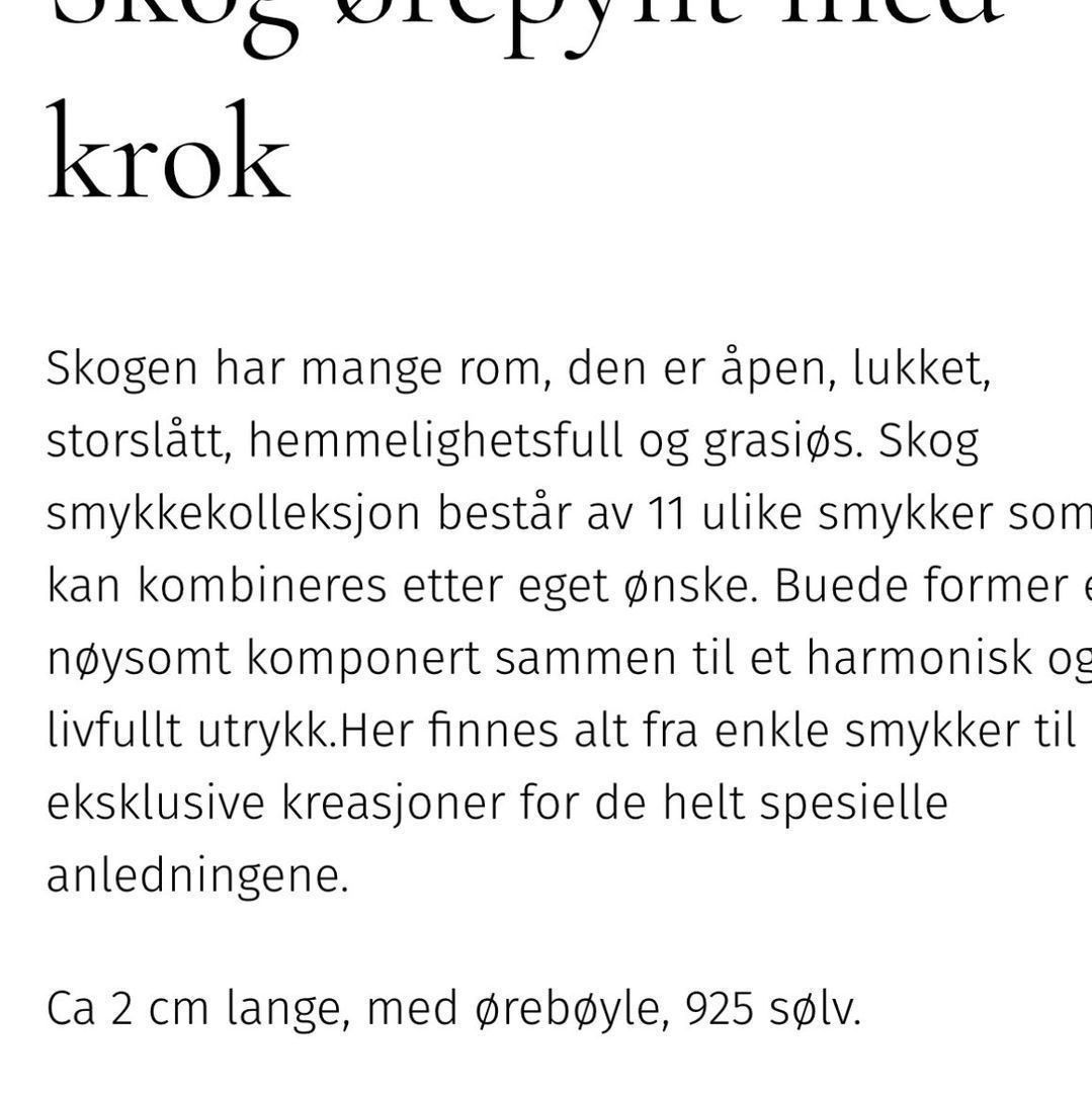 Skog ørepynt