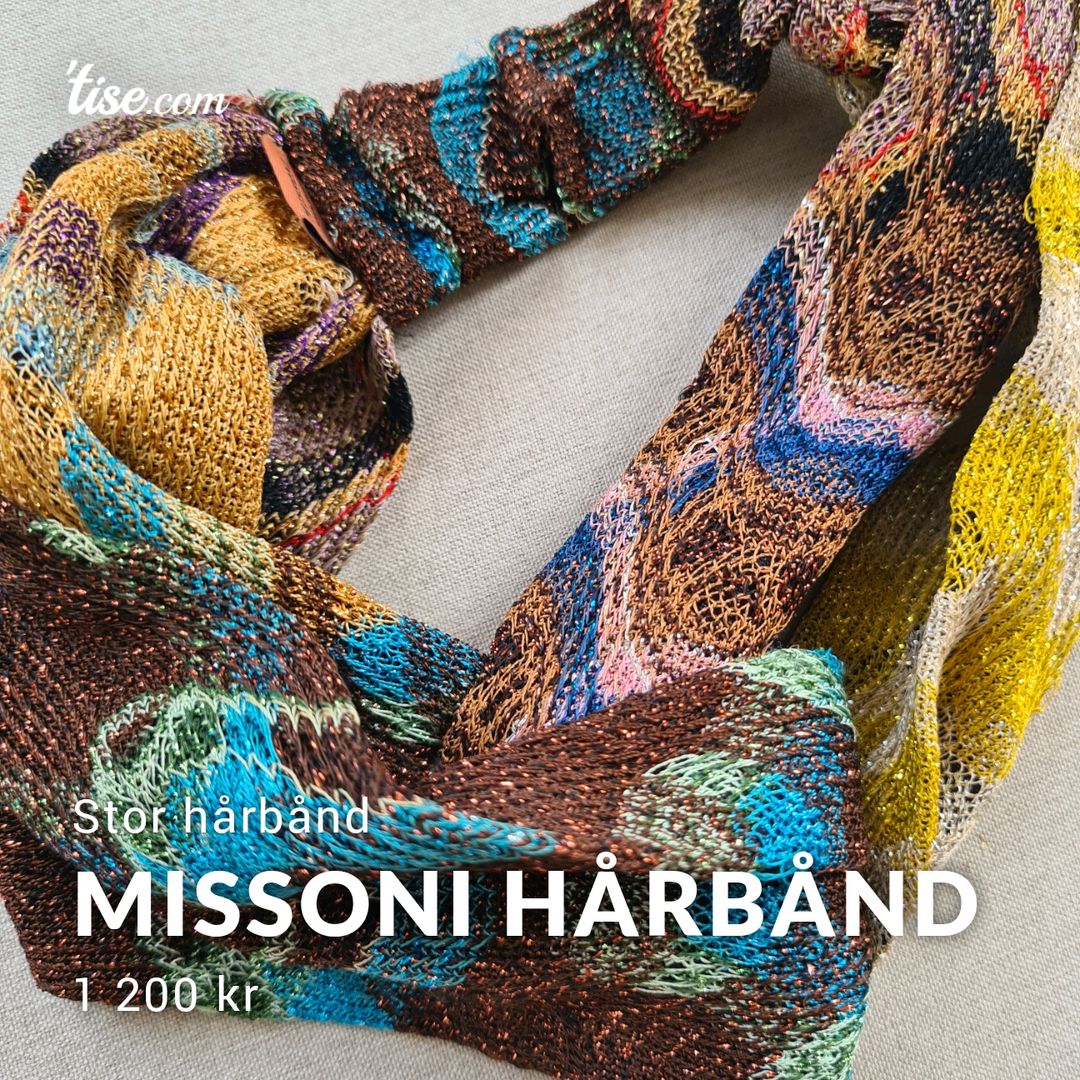 Missoni Hårbånd