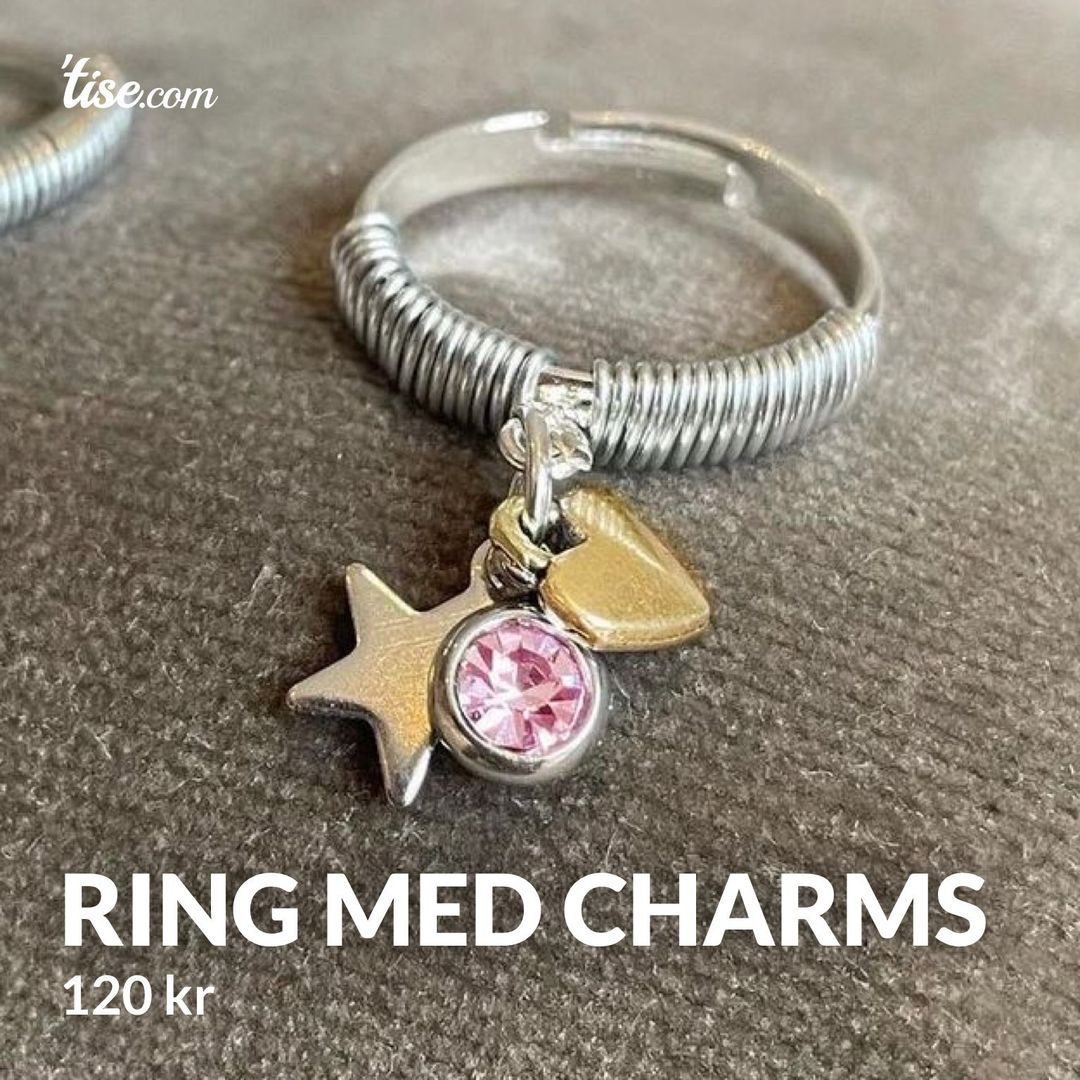 Ring med charms