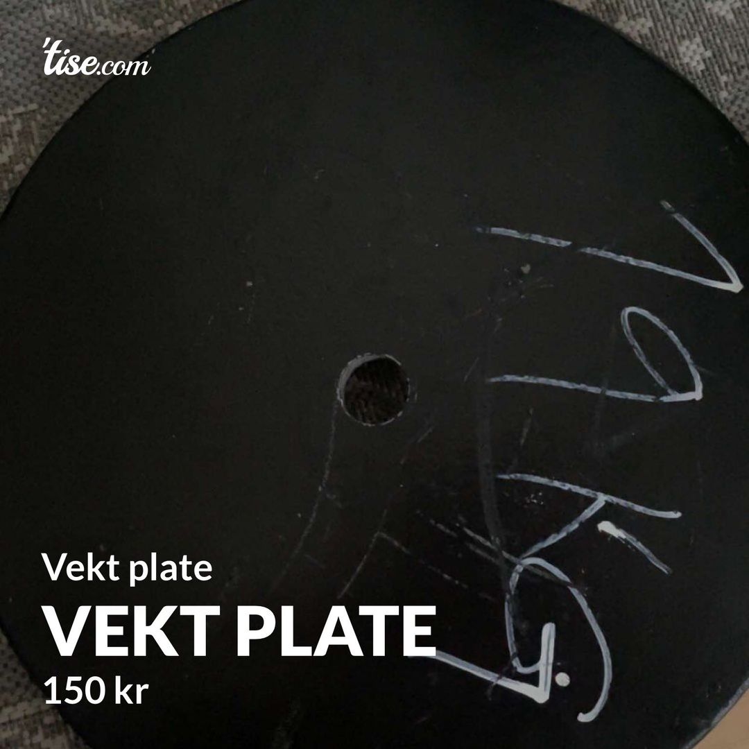 Vekt plate