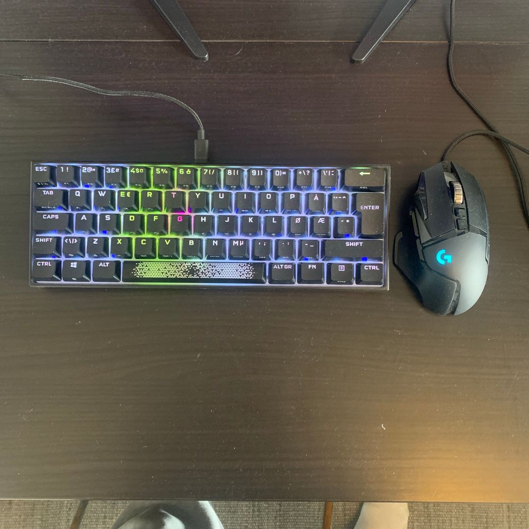 mus og tastatur