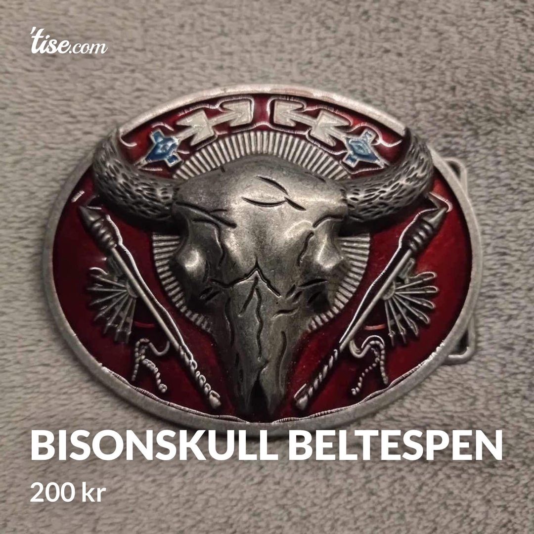 Bisonskull beltespen