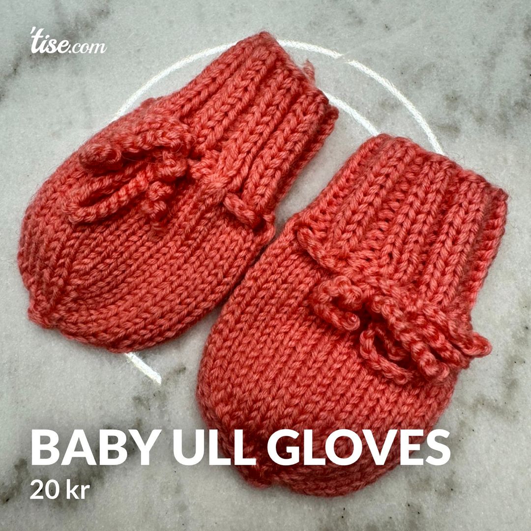 Baby ull gloves