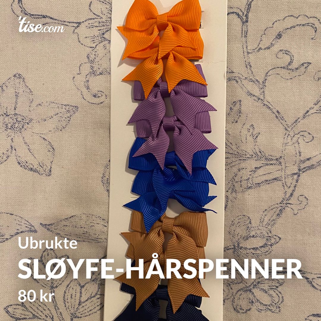 Sløyfe-hårspenner