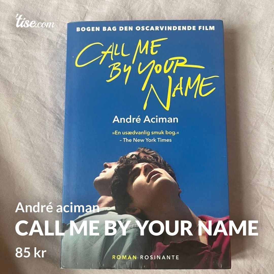 Call me by your name