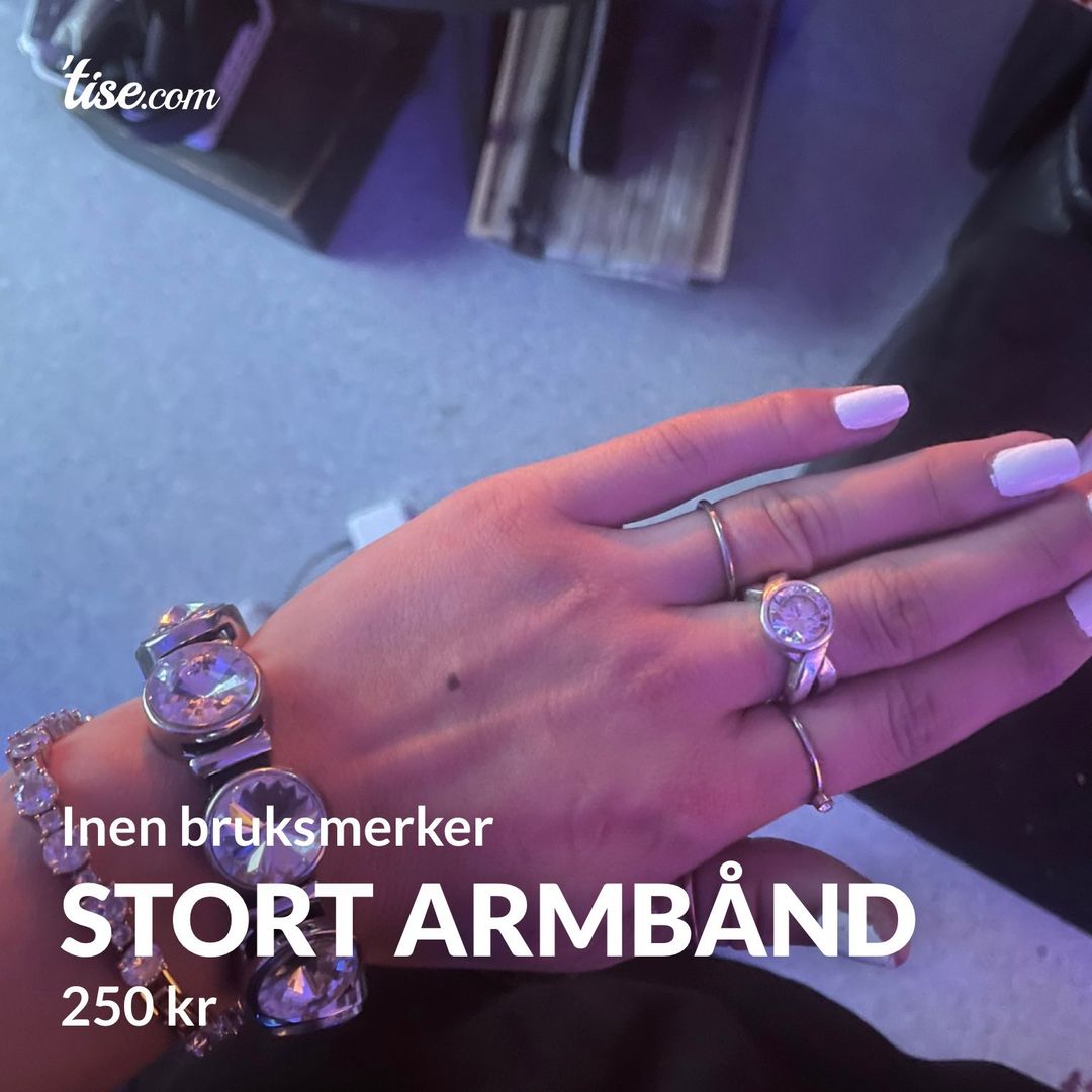 Stort armbånd