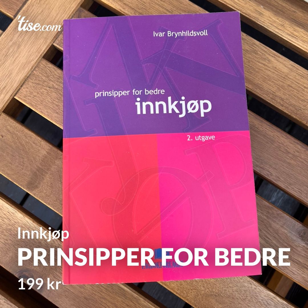 Prinsipper for bedre