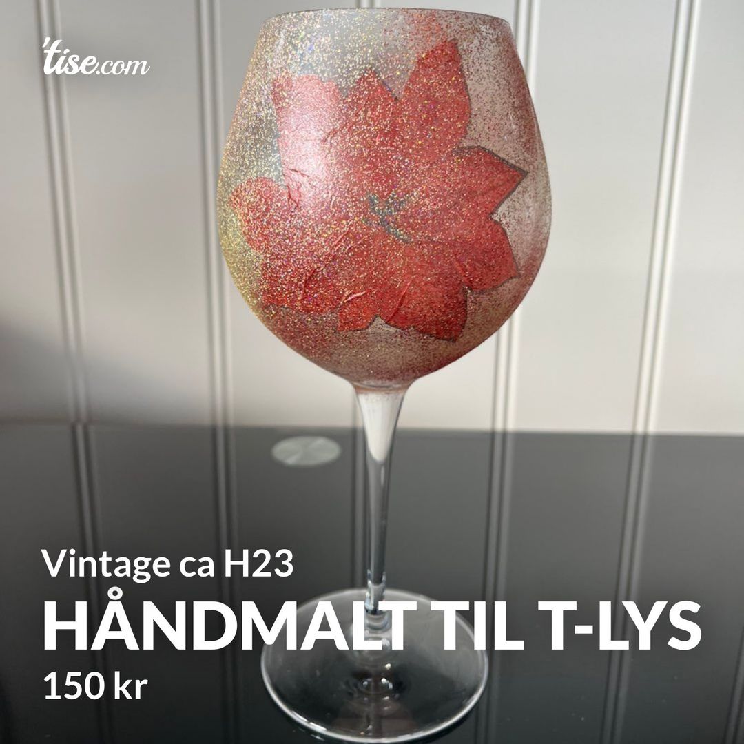 Håndmalt til t-lys