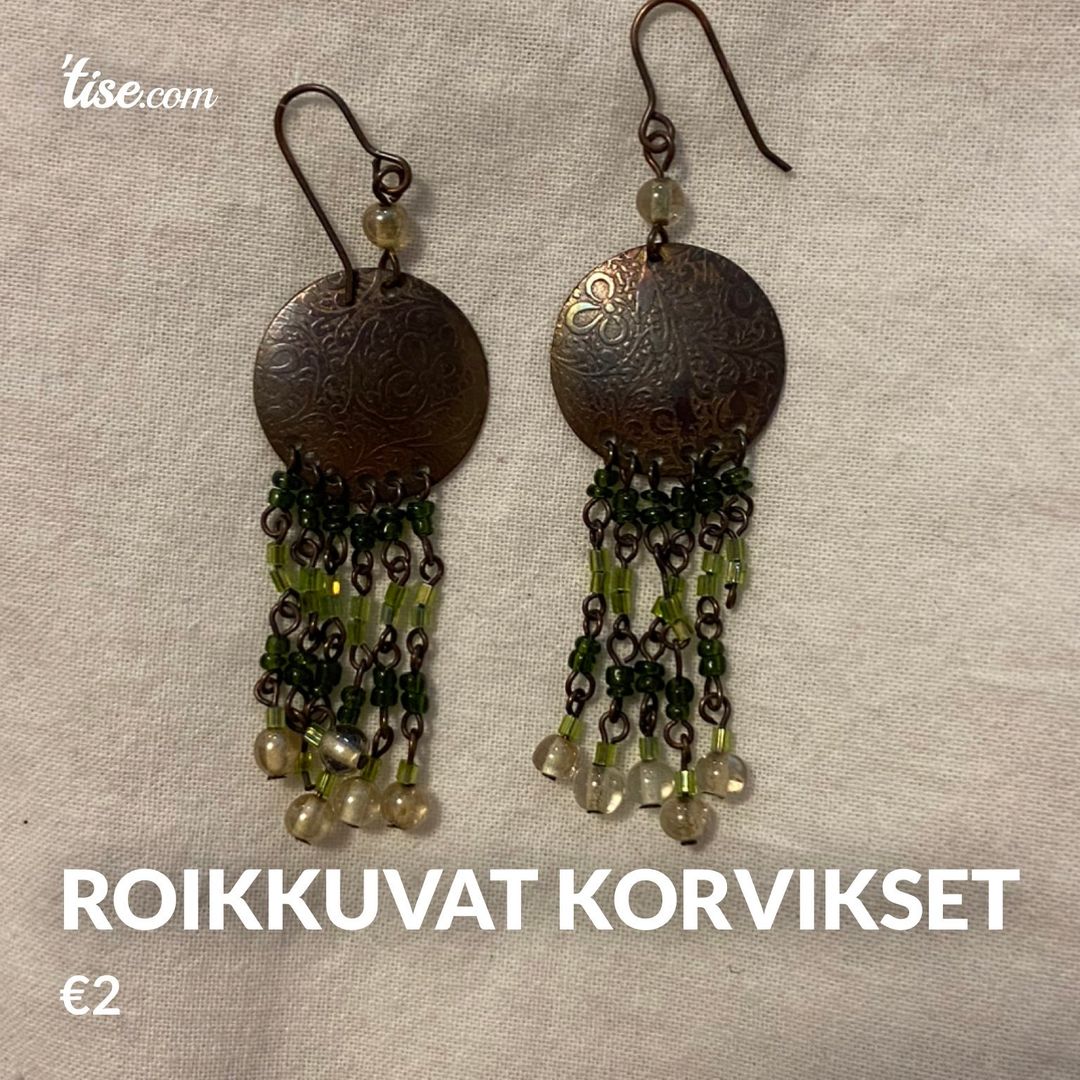 Roikkuvat korvikset