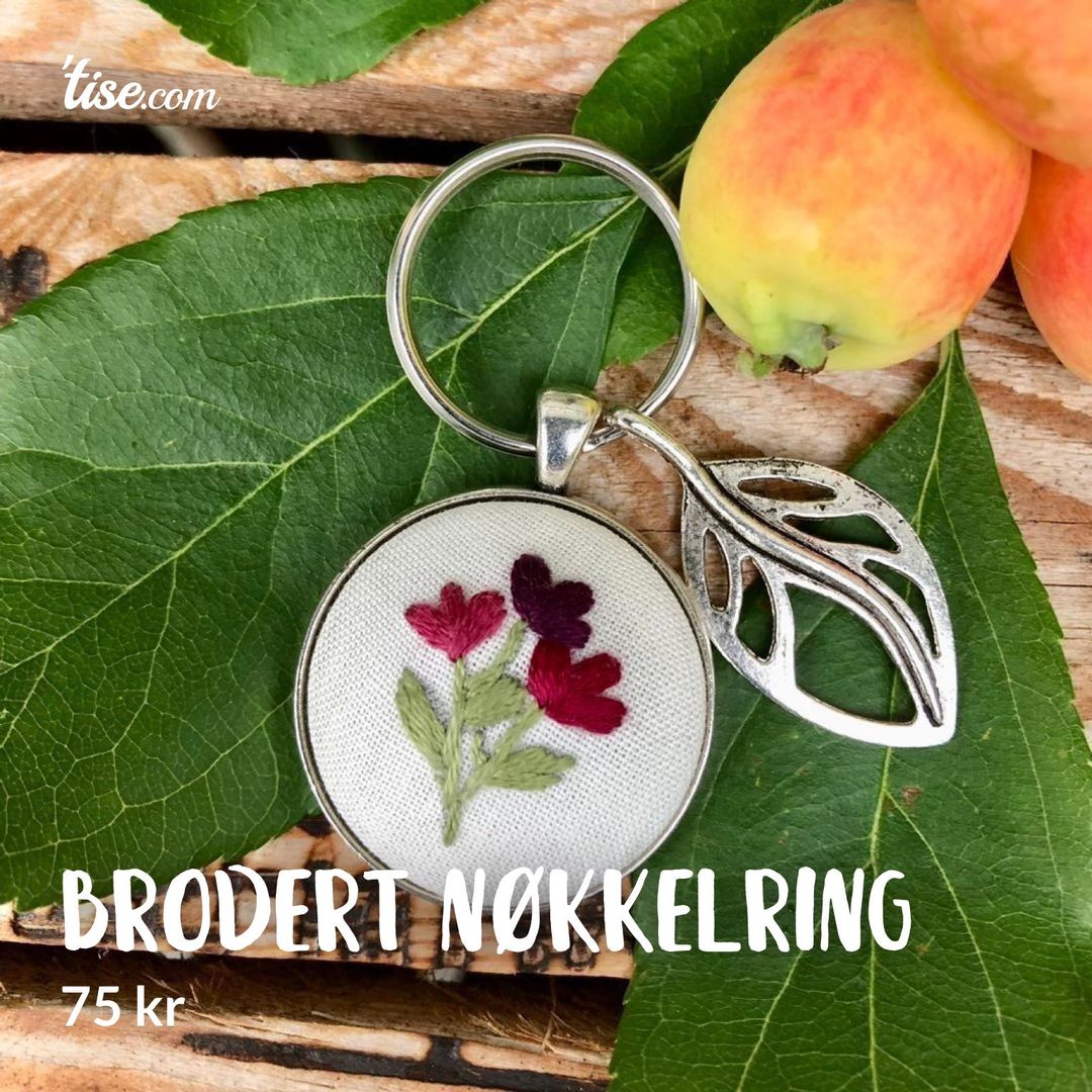 Brodert nøkkelring